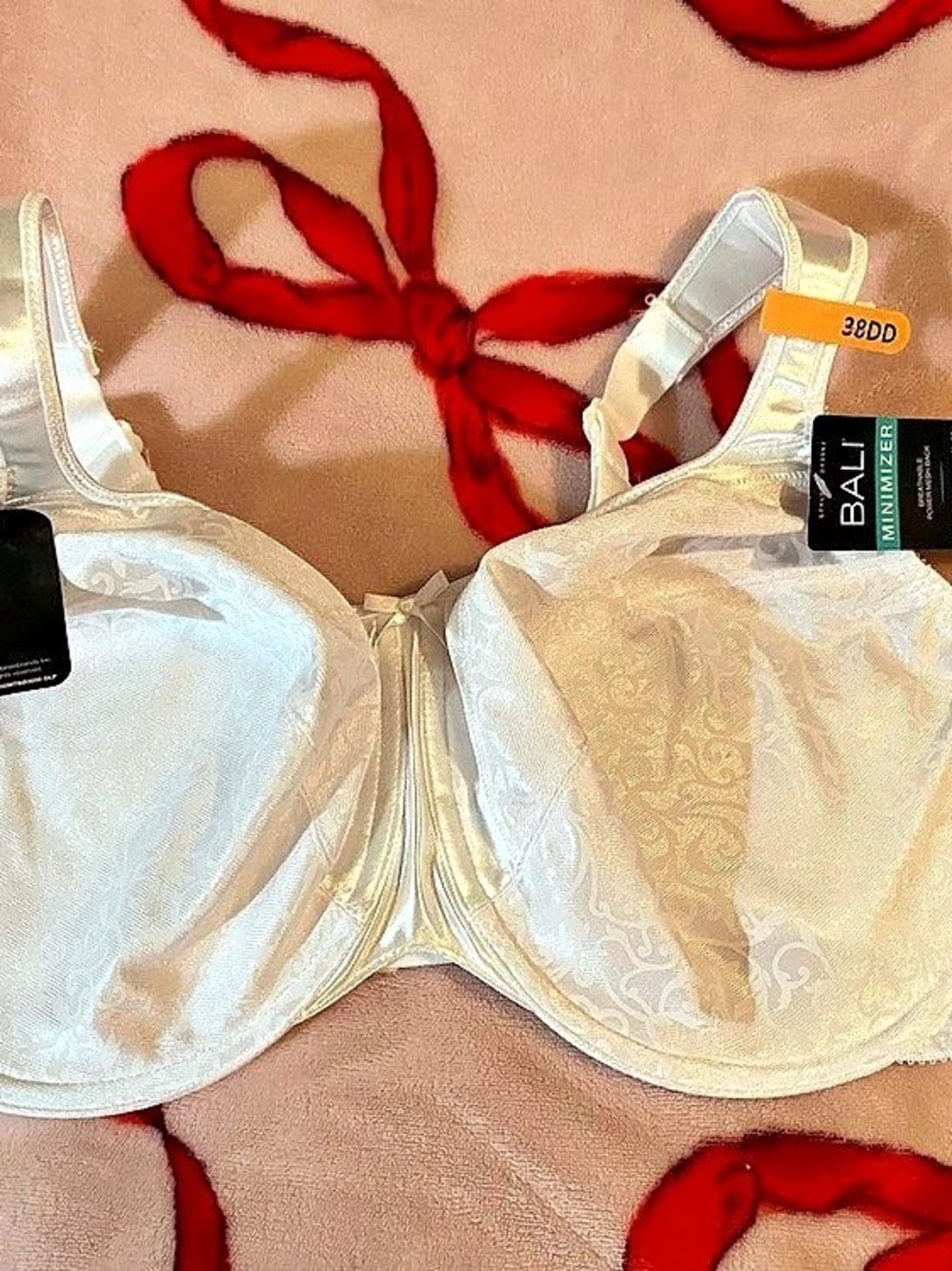 Bali Passion for Comfort Minimizer Bra White 38DD NWT